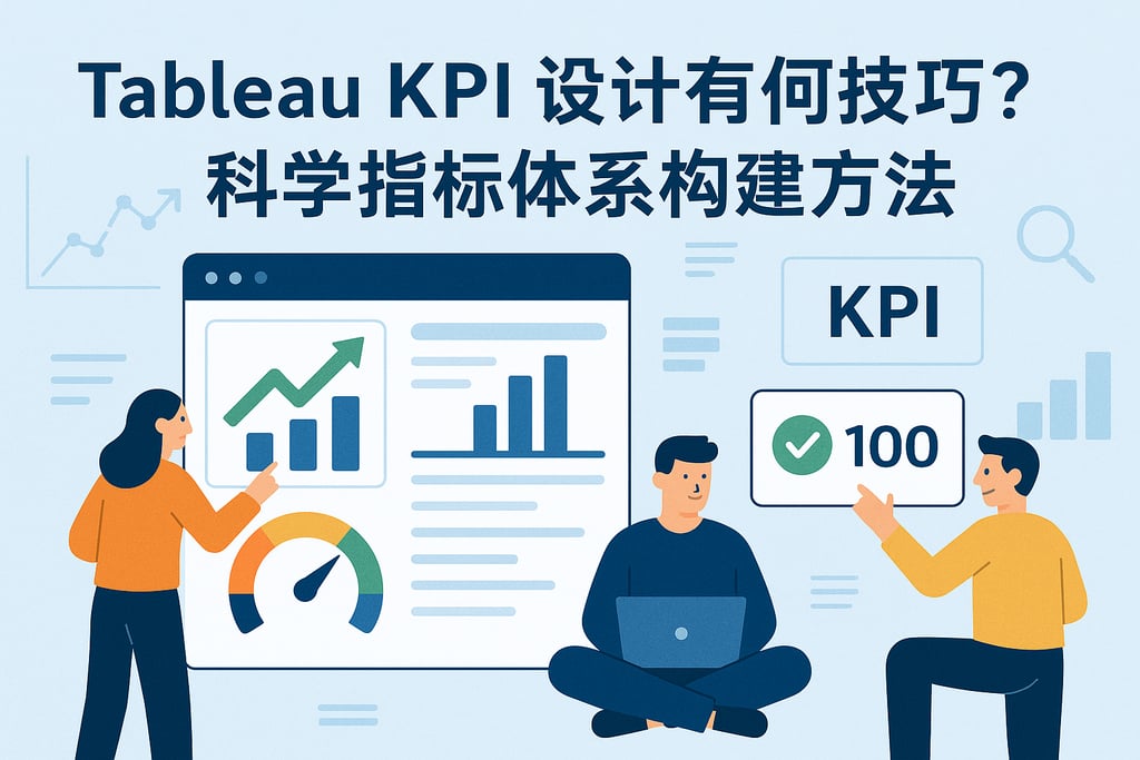 Tableau KPI设计有何技巧？科学指标体系构建方法